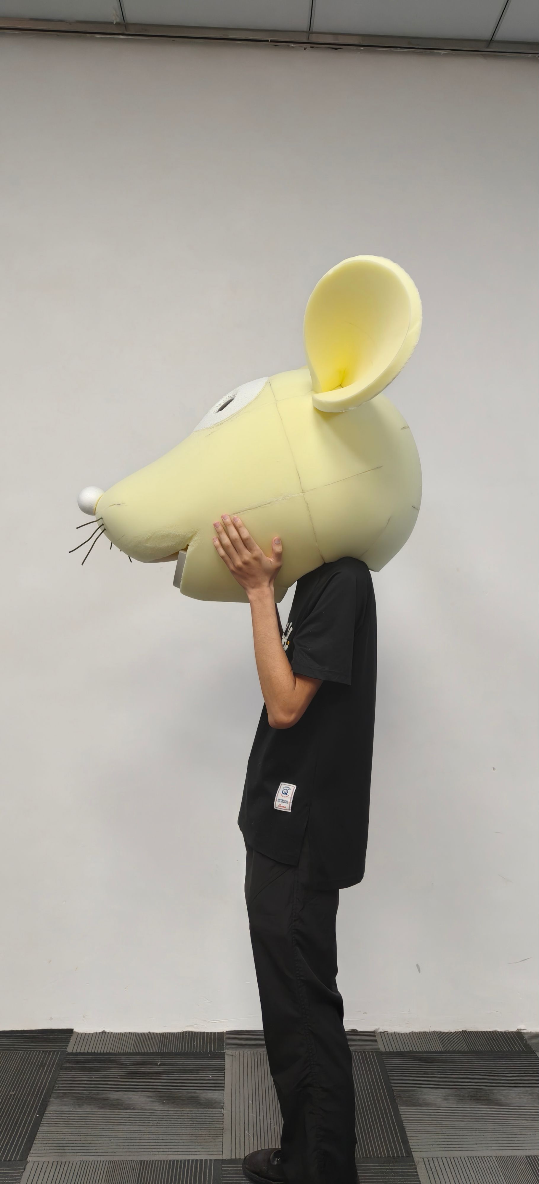 Skumhode testet på person - sidevisning